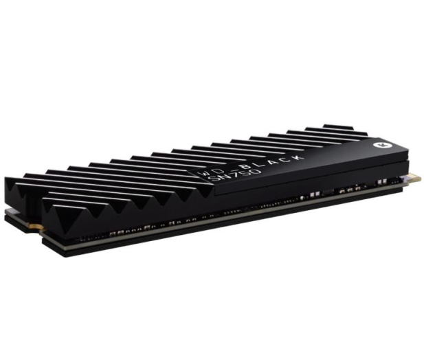 Sandisk 1TB M.2 PCIe NVMe Black SN750 Heatsink - 474508 - zdjęcie 2